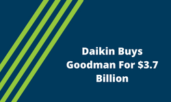 News Daikin Buys Goodman For 3.7 Billion