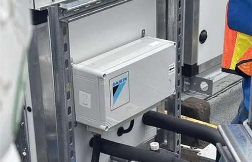 Photo of Wall-mounted Daikin units