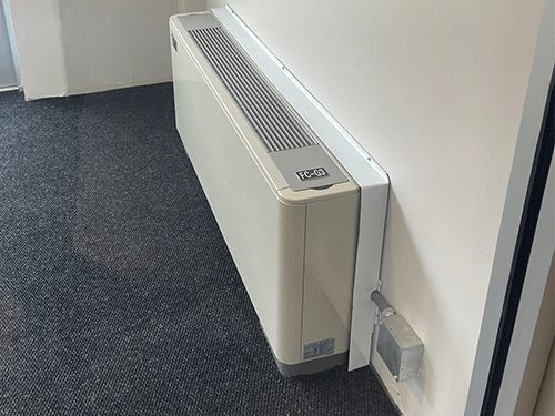 Floor-mounted unit inside Table Talk Lofts