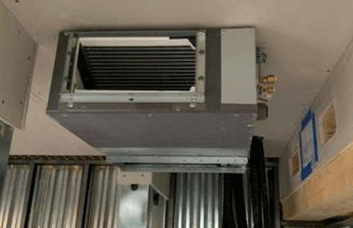 Picture of ceiling mounted unit.